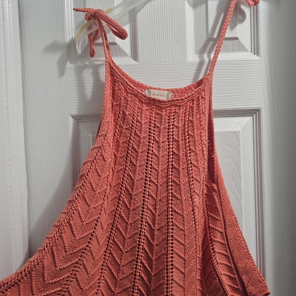 Altar'd State Coral Knit Tank Top - Picture 2 of 4